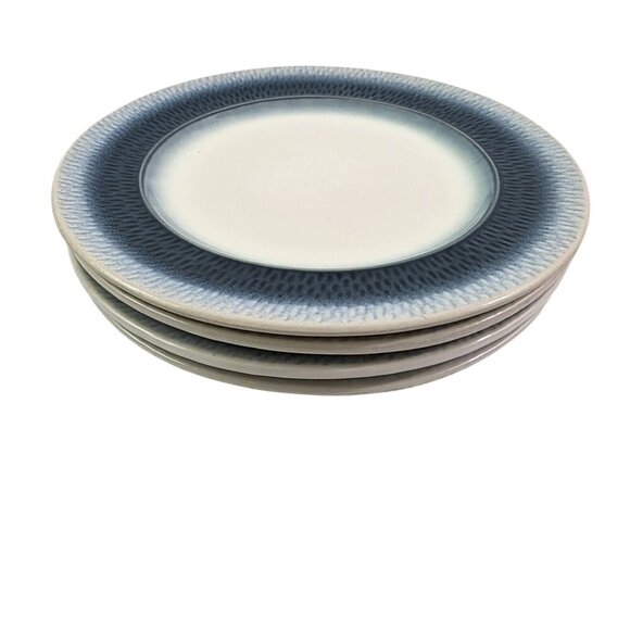 Pfaltzgraff Eclipse Blue 8" Stoneware Salad Luncheon Plates – Set of 4 - Picture 3 of 16